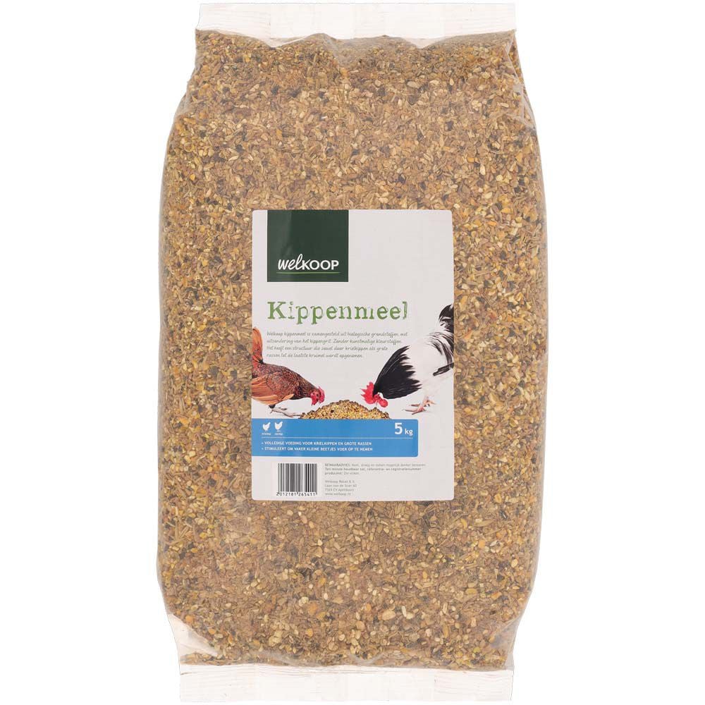 Welkoop Kippenmeel - Kippenvoer - 5 Kilogram Welkoop Kippenmeel - Kippenvoer - 5 Kilogram