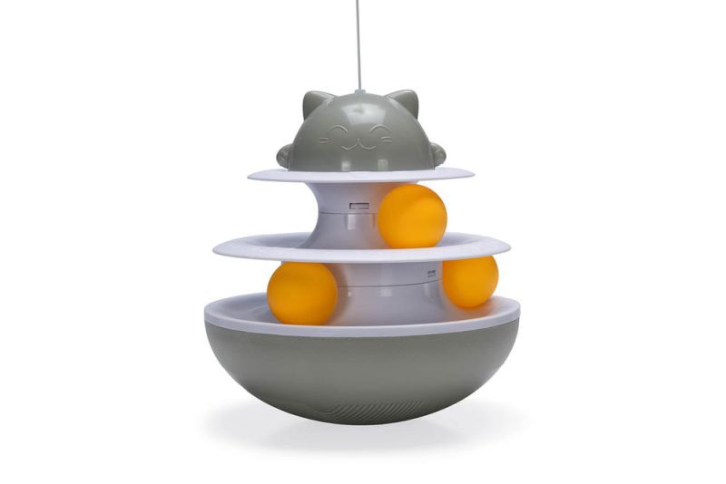 Beeztees Sapi - Kattenspeeltje - Grijs