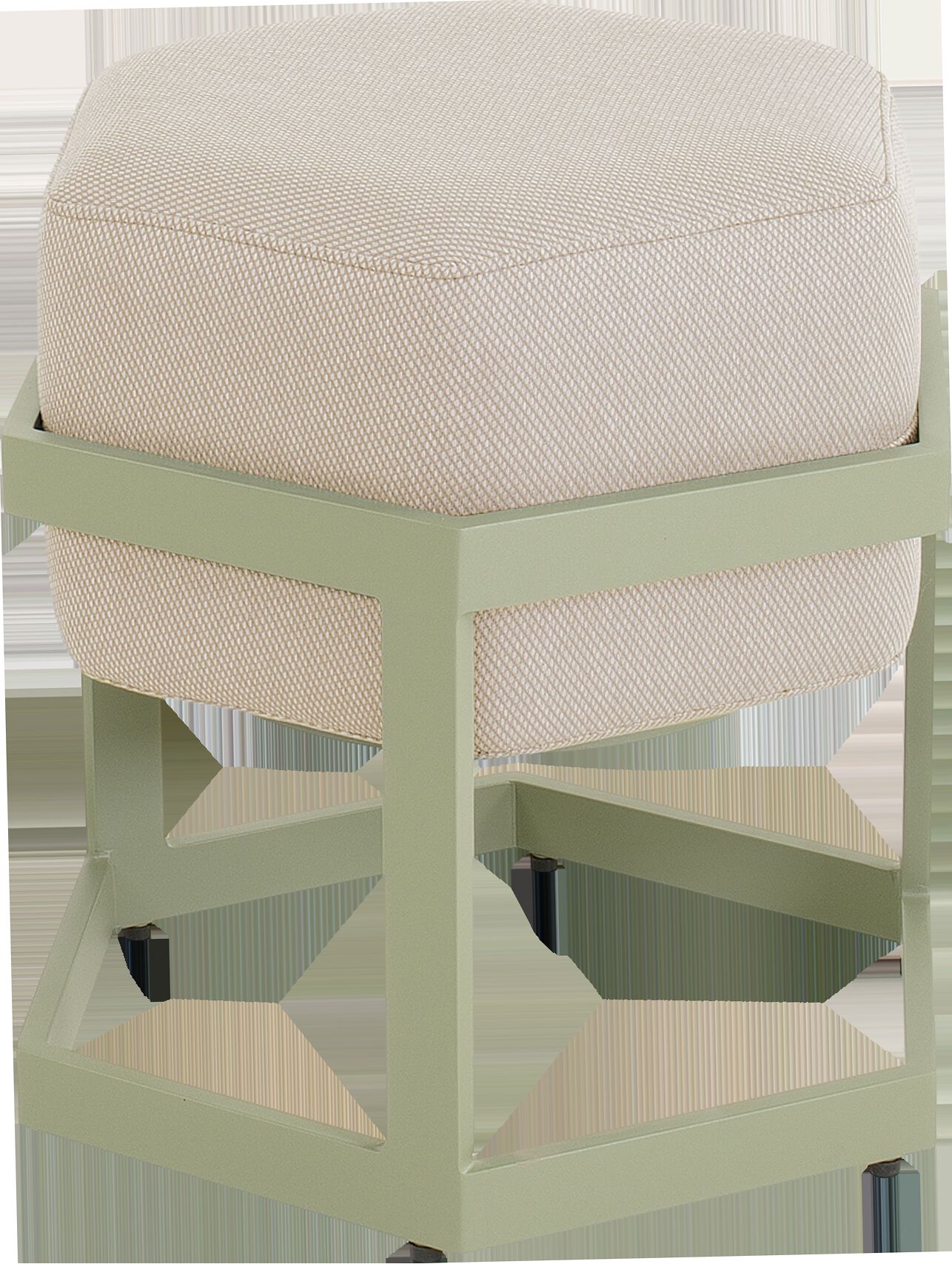 Lesli Living Esagono - Hocker - Zachtgroen - 47.5x41.5x48 cm Lesli Living Esagono - Hocker - Zachtgroen - 47.5x41.5x48 cm