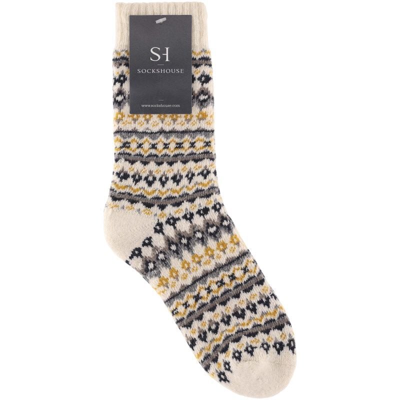 Welkoop Print - Sokken - Wit - 35-38