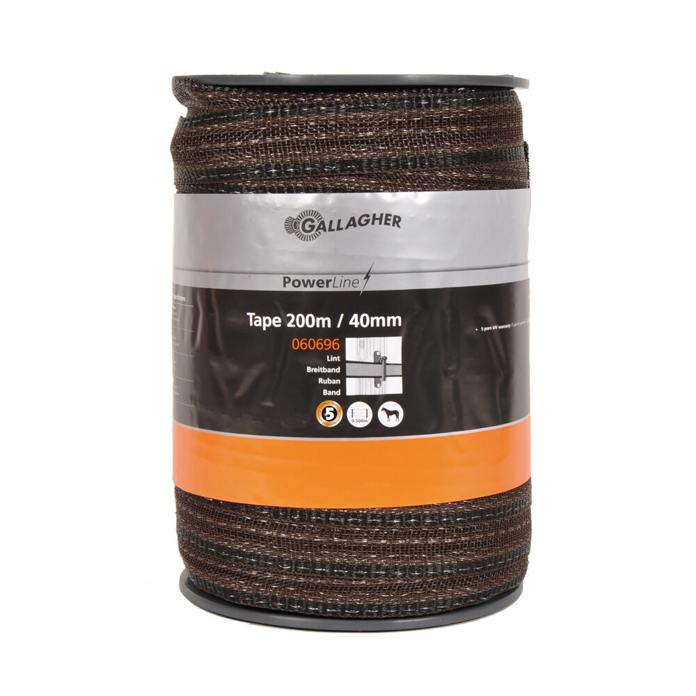 Gallagher PowerLine lint 40mm - 31 cm - 200 Meter - Terra - 4 cm - 20000 cm