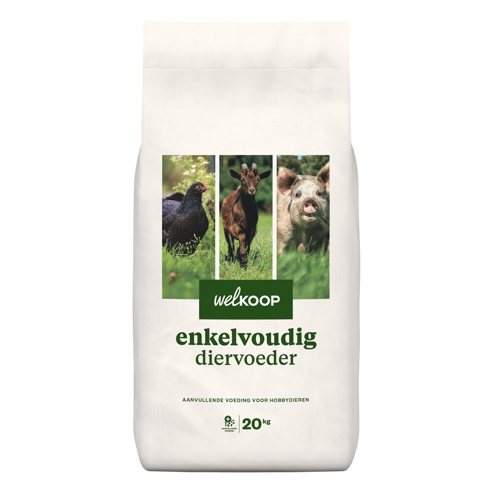 Welkoop Enkelvoudig diervoeder Gebroken Mais - Kippenvoer - Erfdiervoer