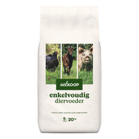 Welkoop Enkelvoudig diervoeder Gebroken Mais - Kippenvoer - Erfdiervoer - 20 Kilogram