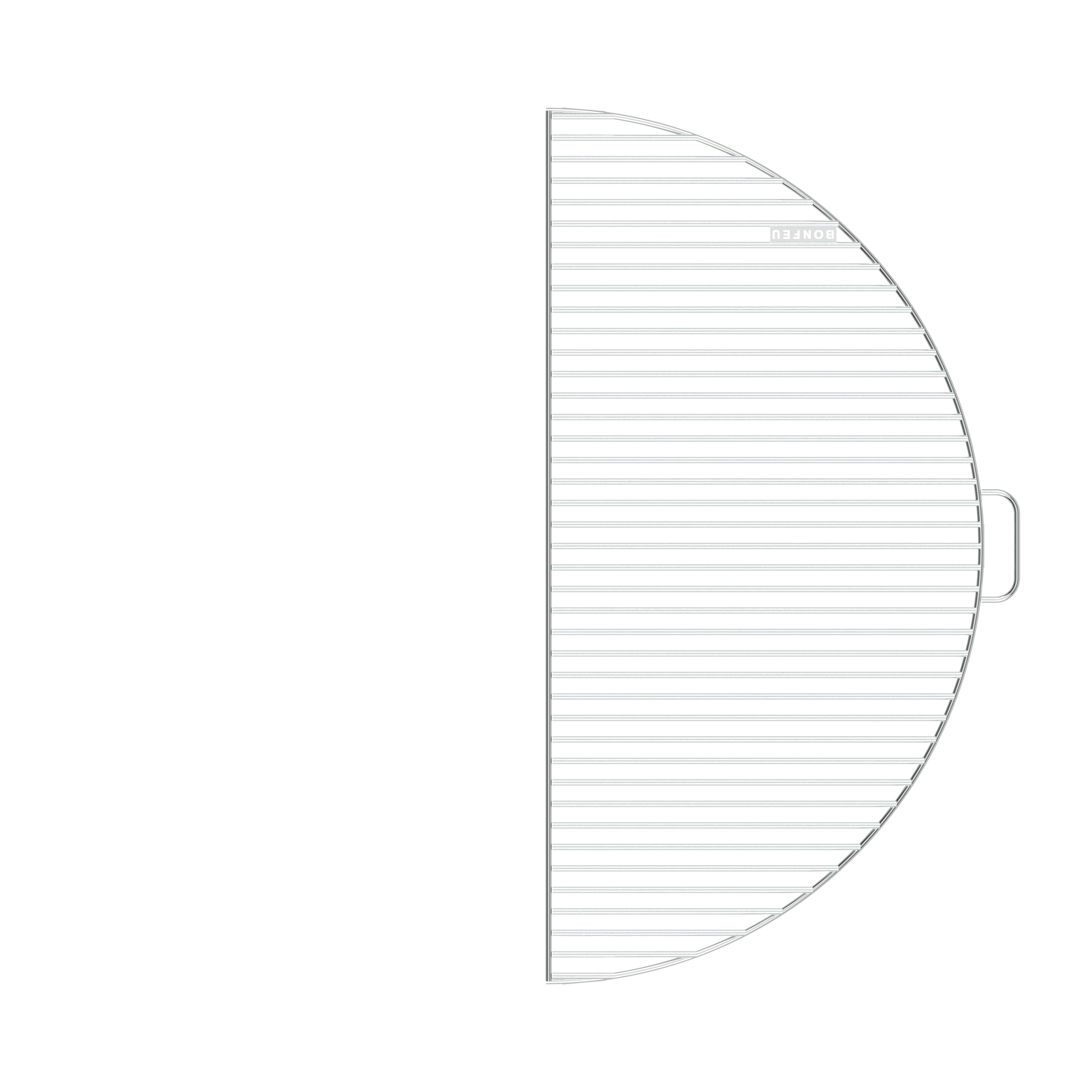 BonFeu Half - Grillrooster - Rond - Staal - 80 cm - Medium BonFeu Half - Grillrooster - Rond - Staal - 80 cm - Medium