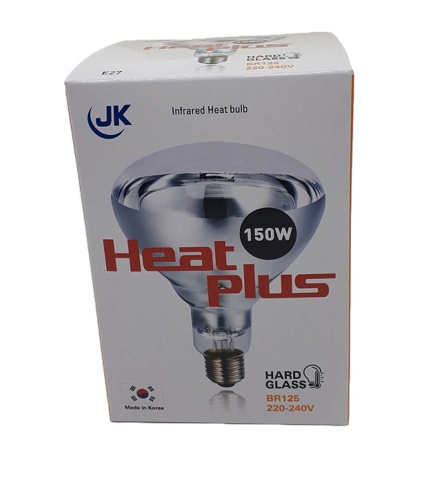 JK Heat Plus 150w - Warmtelamp - Wit - 17.5x11.8x11.8 cm JK Heat Plus 150w - Warmtelamp - Wit - 17.5x11.8x11.8 cm