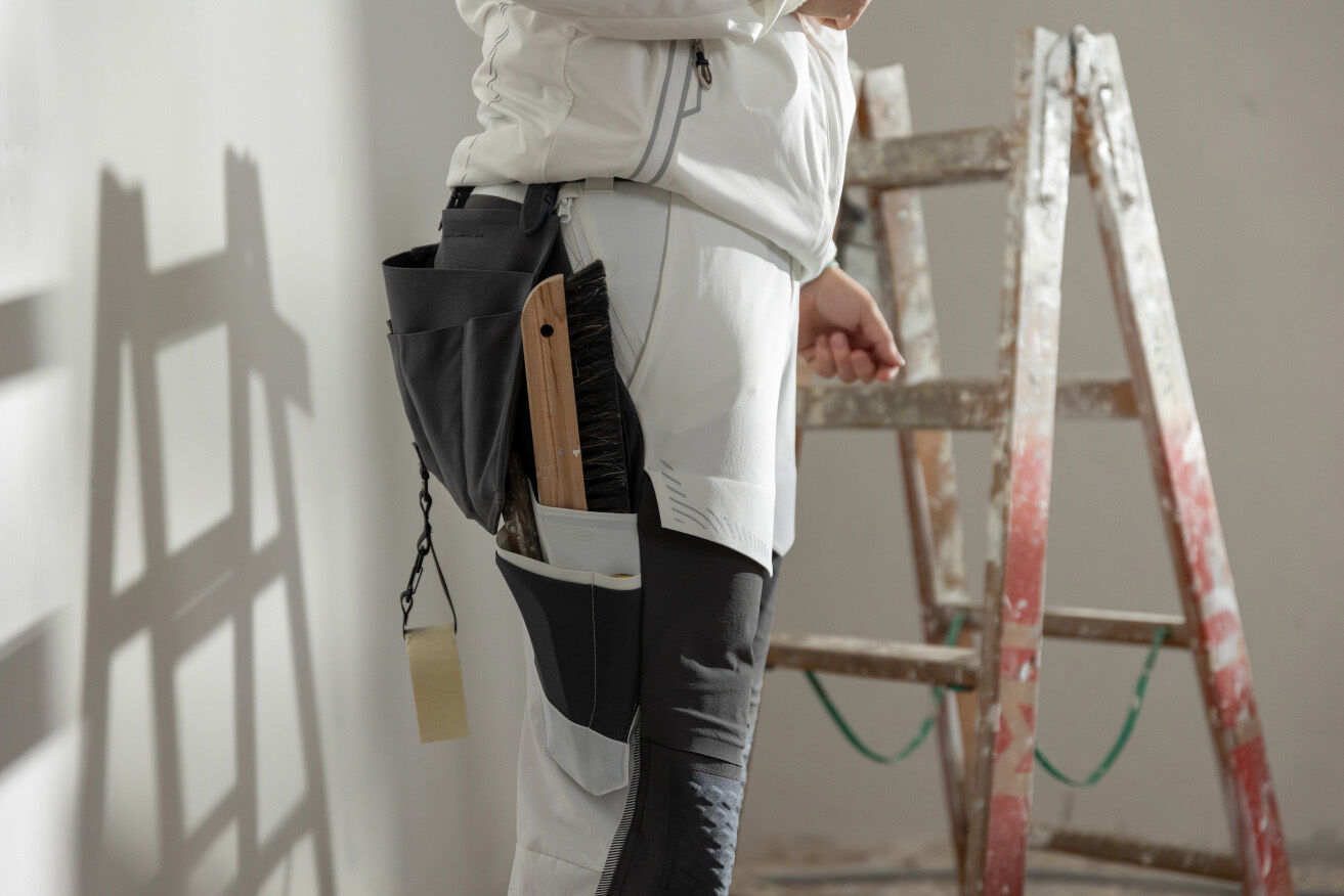 Mascot Customized - Spijkerzakken Schilder - Wit - 1 maat