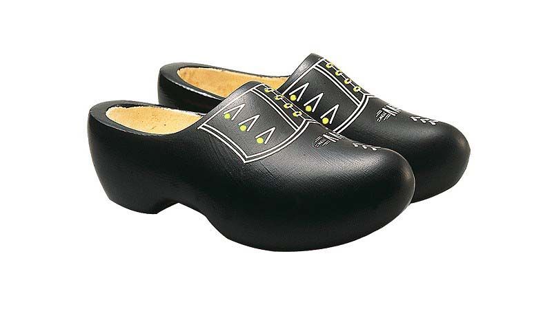 Gevavi - Houten klompen - Zwart - 24 cm/mt 37