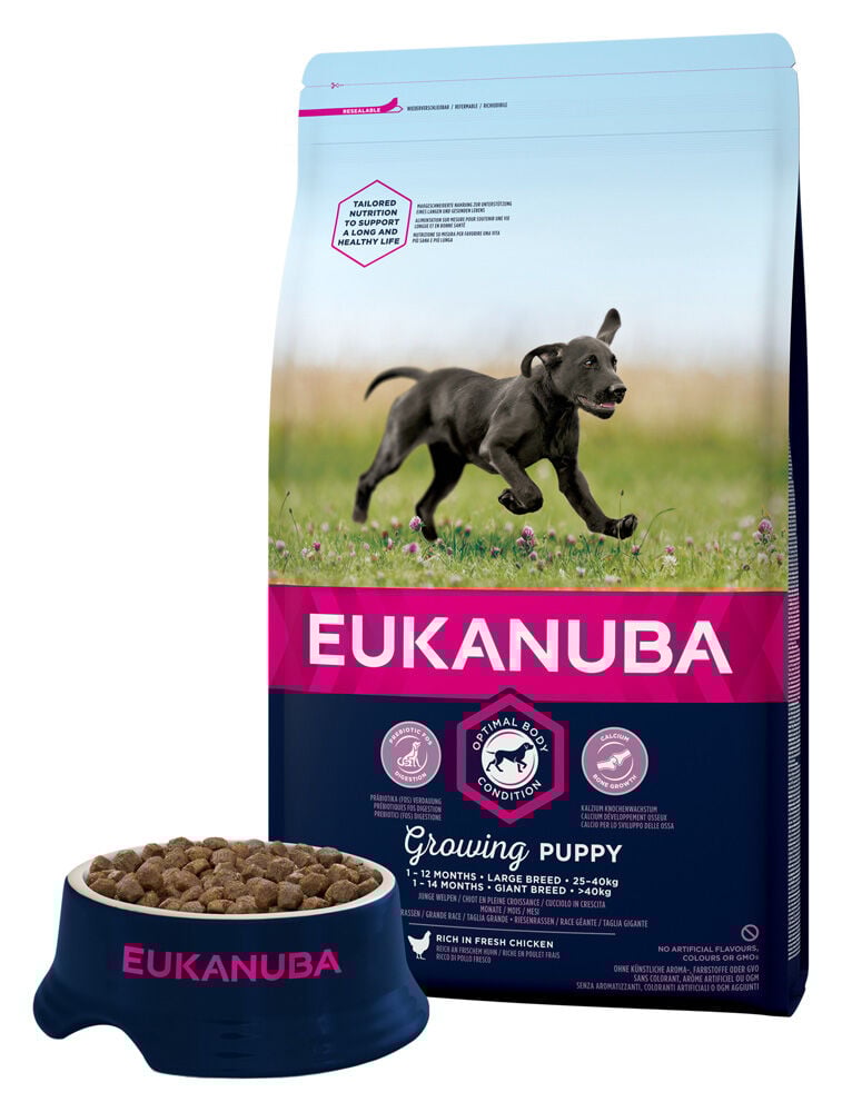 Eukanuba Growing Puppy Large - Hondenvoer - 3 Kilogram - kip