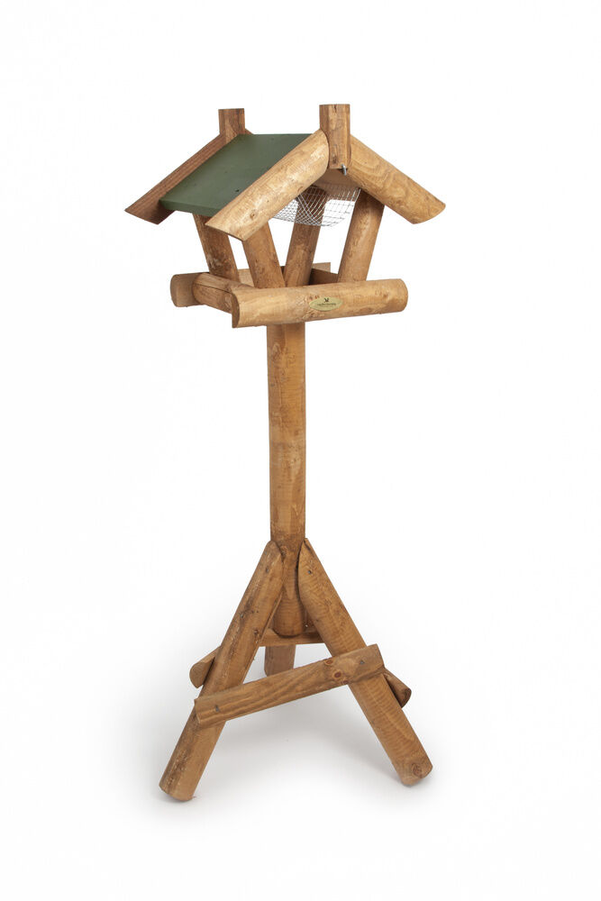 Vogelbescherming Voederhuis op paal -  Met Pindakaashouder