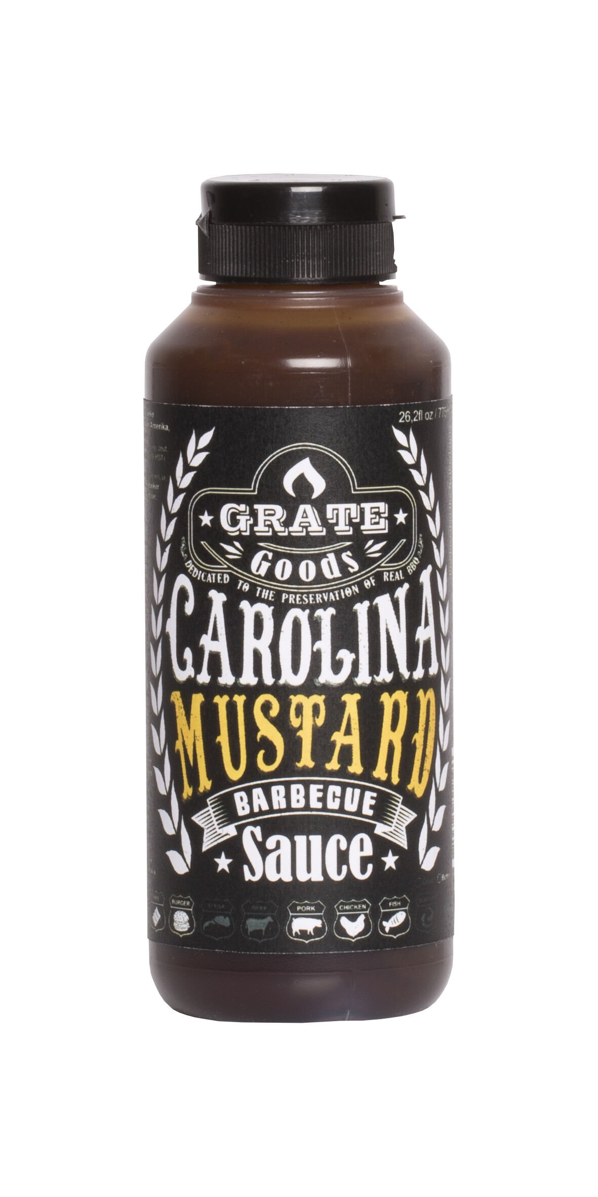 Grate goods Carolina Mustard - BBQ saus - 265 Milliliter Grate goods Carolina Mustard - BBQ saus - 265 Milliliter
