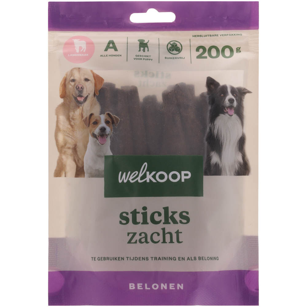 Welkoop - Sticks Lamsmaak en Rijst - 200 Gram - lam Welkoop - Sticks Lamsmaak en Rijst - 200 Gram - lam