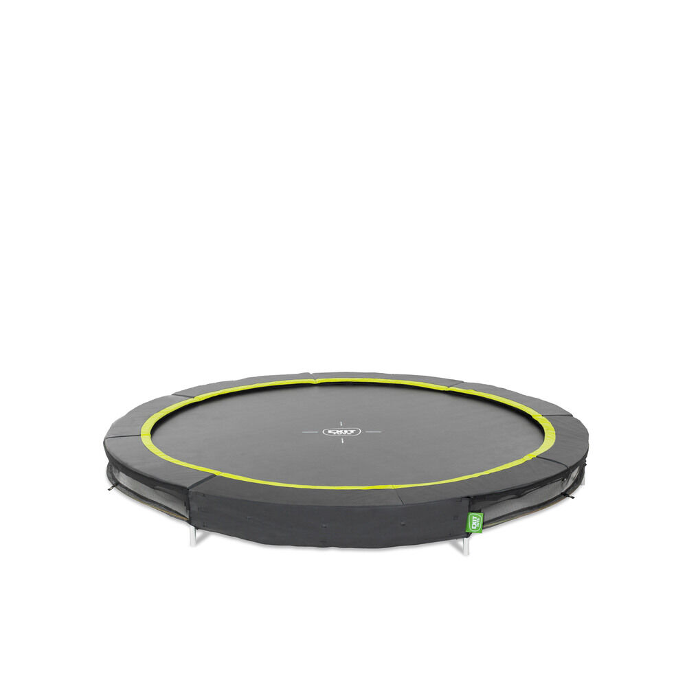 EXIT Silhouette inground - Trampoline - Zwart - 20x1x1 cm - 244 cm