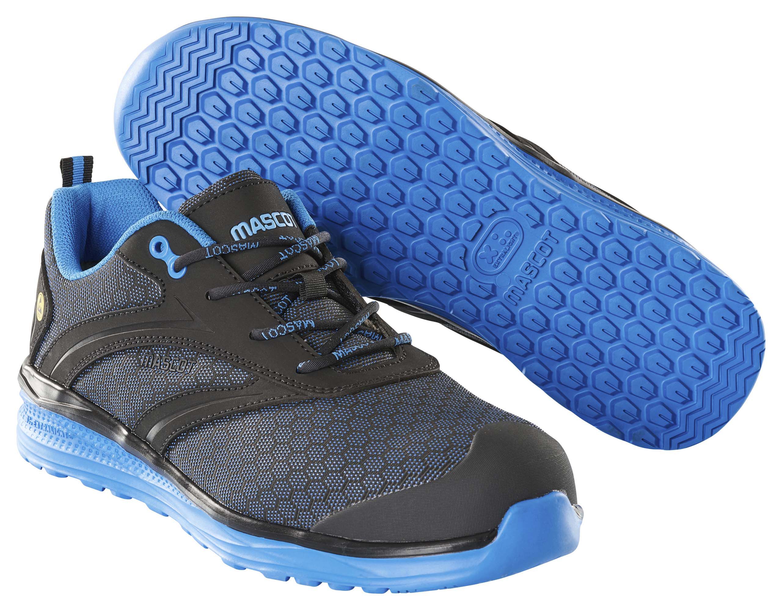 Mascot Carbon - Werkschoenen - Zwart / blauw - 39