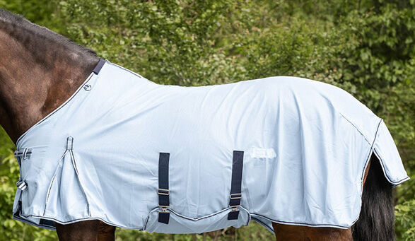 Waldhausen Pro - Vliegendeken - Paardendeken - Blauw - 145/195