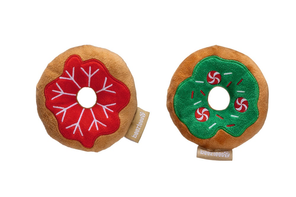 Beeztees Kerst Donut Knuffel - Hondenspeelgoed