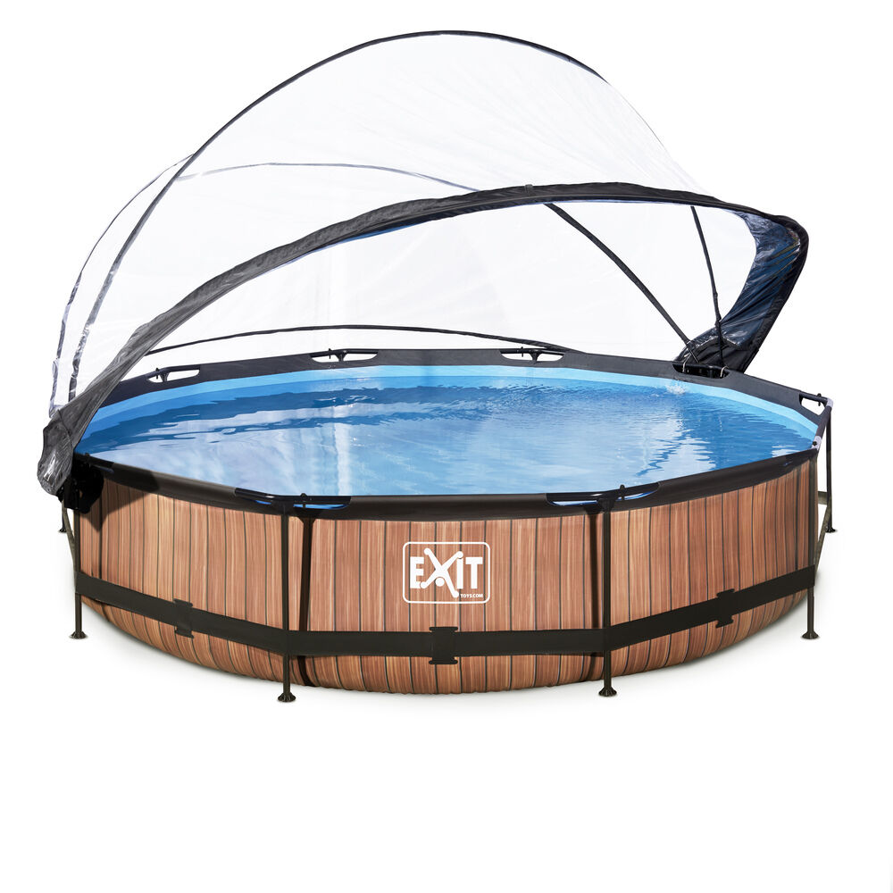 Exit Wood - Zwembad met Overkapping - Timber - 360 cm