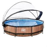 Exit Wood - Zwembad met Overkapping - Timber - 360 cm