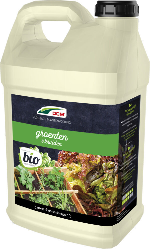 DCM Vloeibare Plantenvoeding Bio - Groenten & Kruiden - 250 m2 - 2.5 Liter