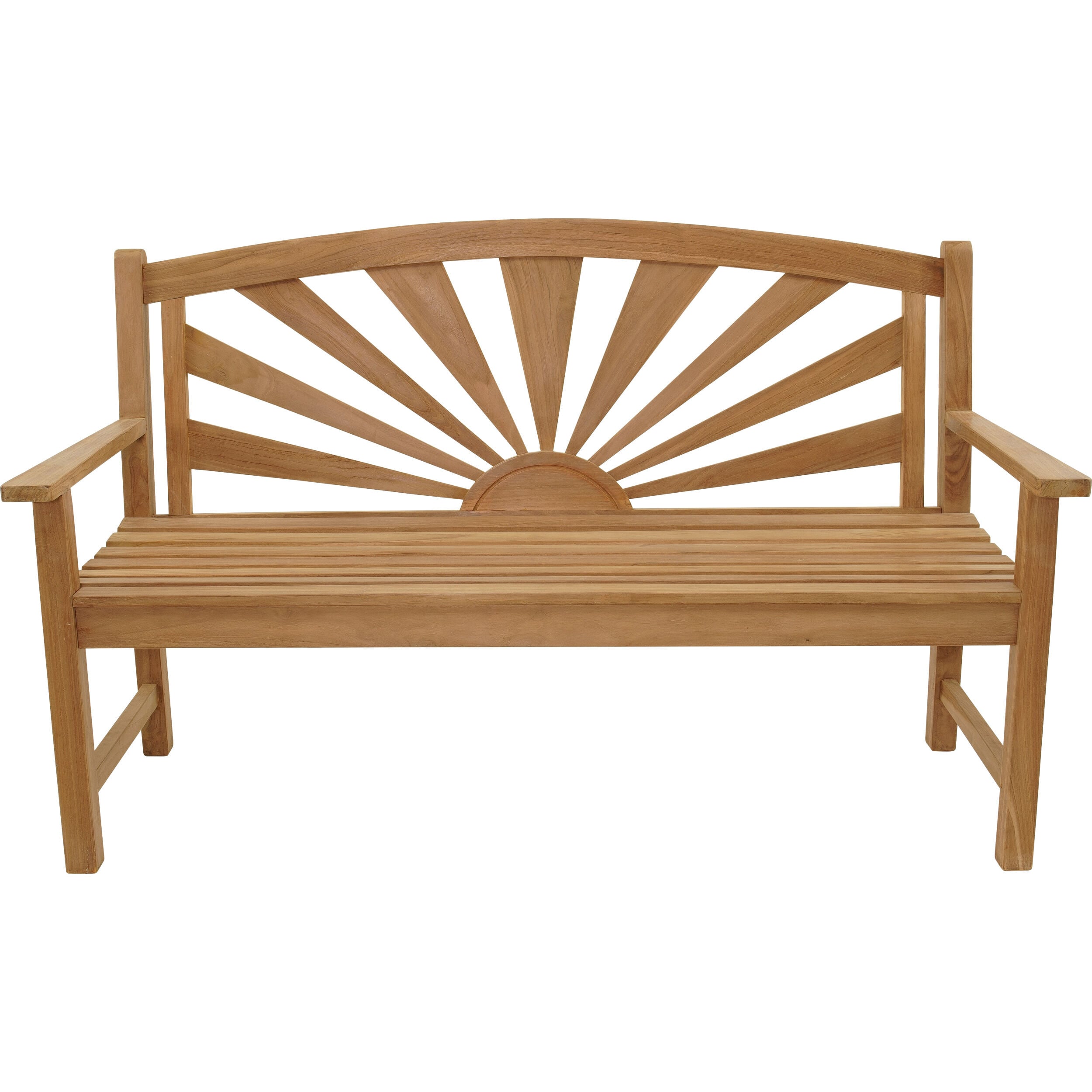 Lesli Living Sunburst - Tuinbank - Teak - 96x64x156 cm