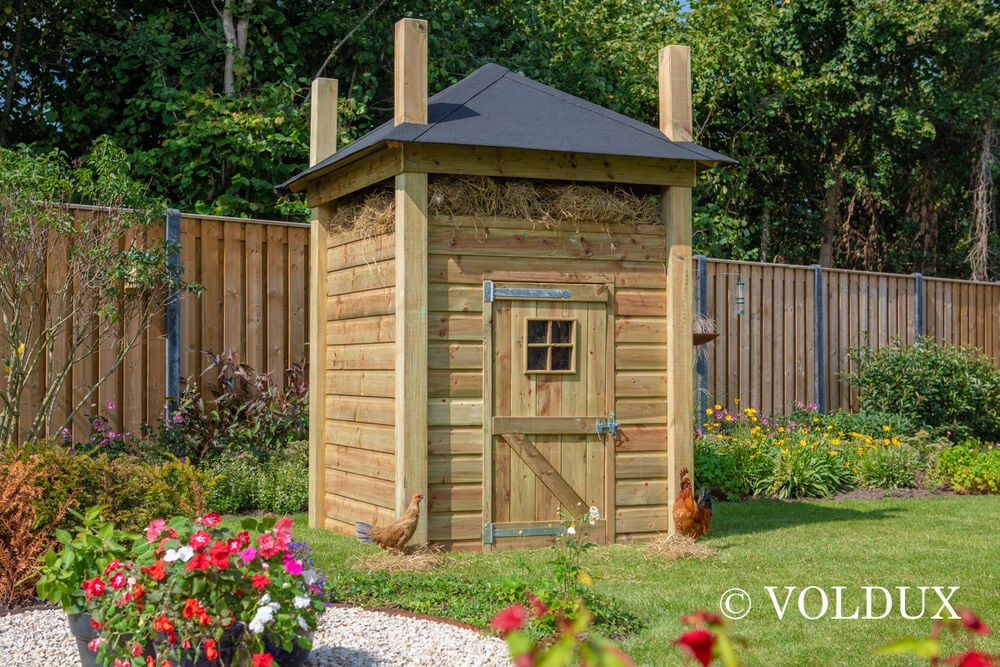 Voldux Hooiberg Loes - Kippenhok - Naturel