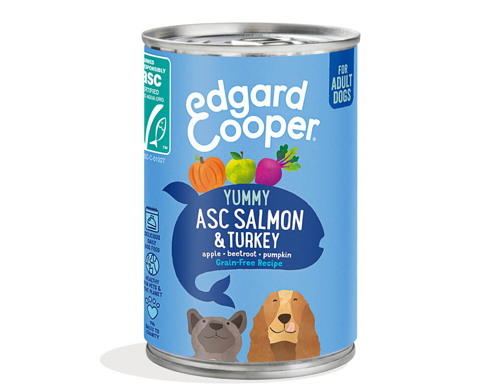 Edgard & Cooper Adult - Hondenvoer - 400 Gram - kalkoen, zalm Edgard & Cooper Adult - Hondenvoer - 400 Gram - kalkoen, zalm