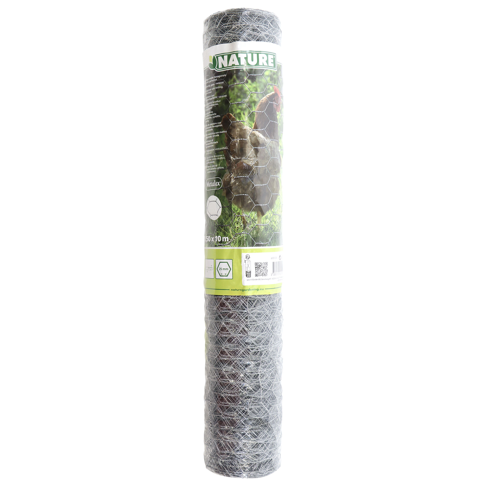 Nature zeshoekig verzinkt 25mm - Gaas - 50 cm - 50x1000 cm - 1000 cm Nature zeshoekig verzinkt 25mm - Gaas - 50 cm - 50x1000 cm - 1000 cm