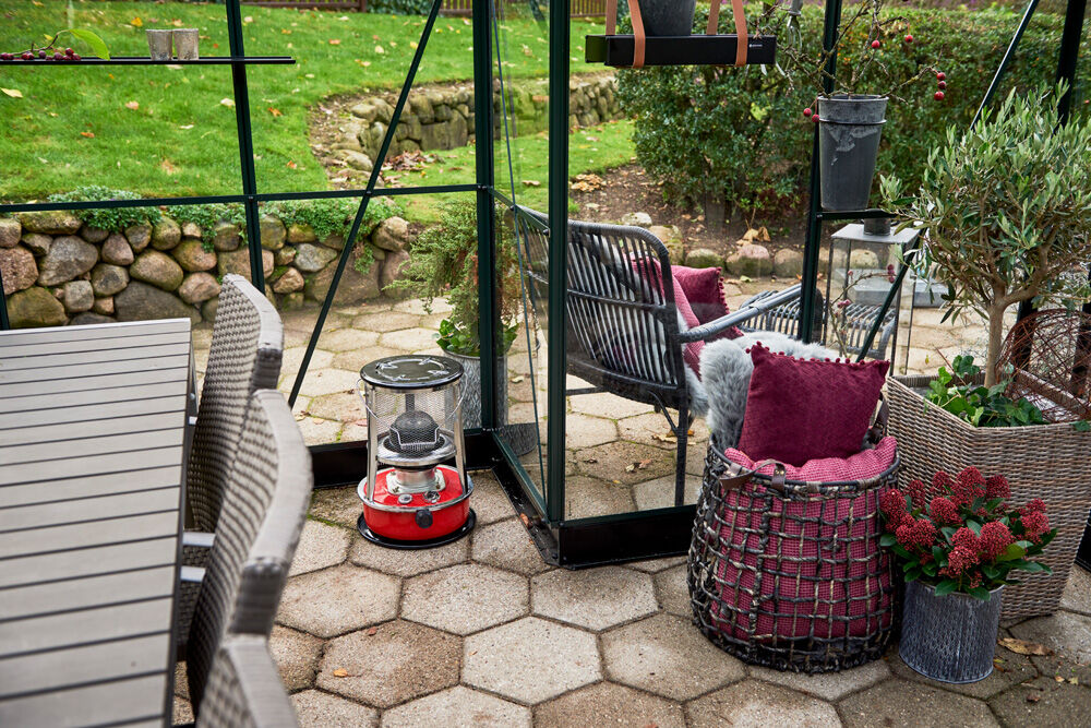 HALLS Garden Room 12,9 - Fundering - zwart - 12x3x391 cm