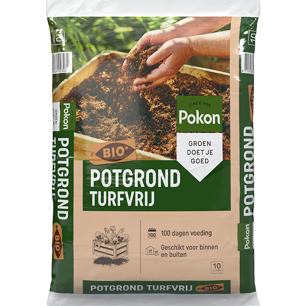 POKON Bio Potgrond - Potgrond - 10 L - 10 Liter