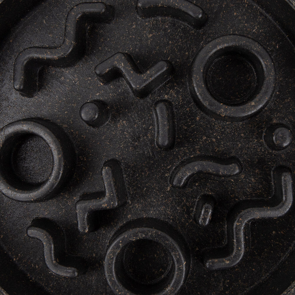 District 70 slow feeder - Voerbak - Grijs - 13.5x13.5x2.6 cm