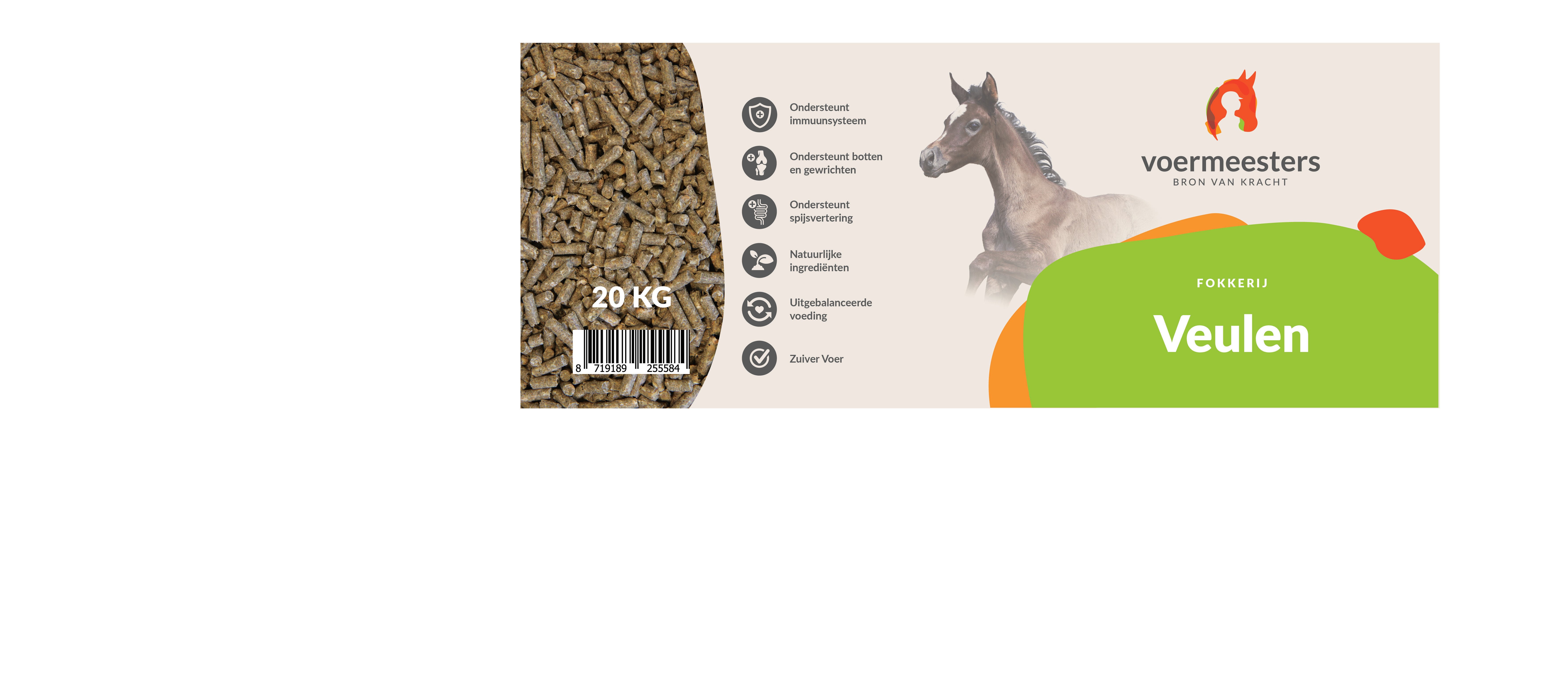 Voermeesters Veulen - Fokkerij - 20 Kilogram - Zak