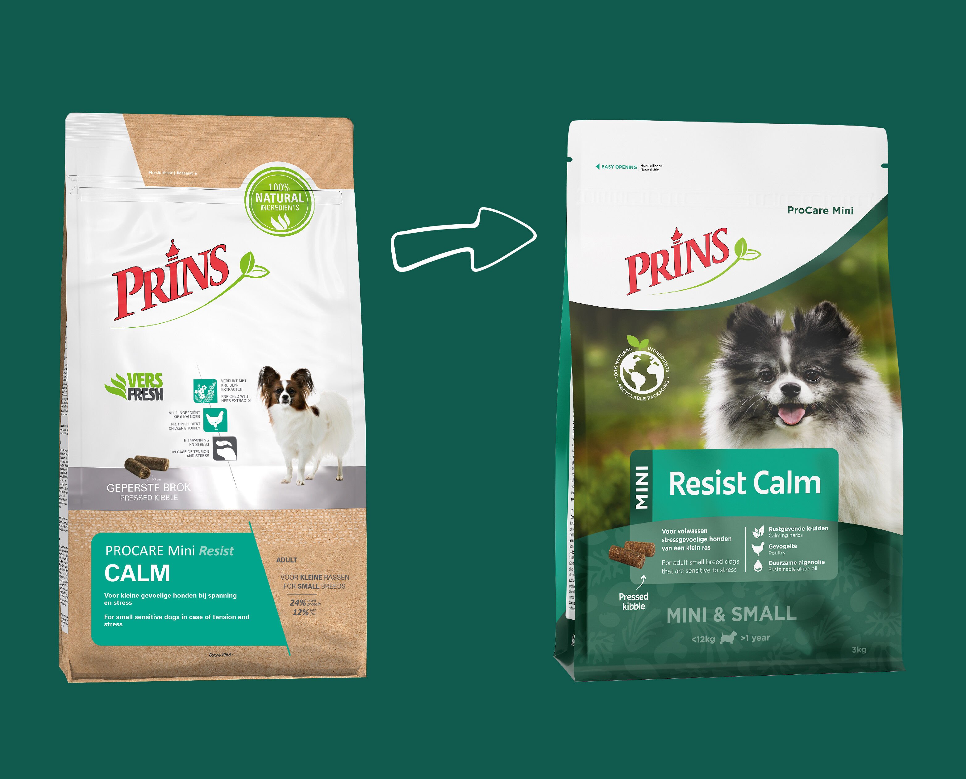 Prins ProCare Mini Resist Calm - Hondenvoer - 3 Kilogram - gevogelte
