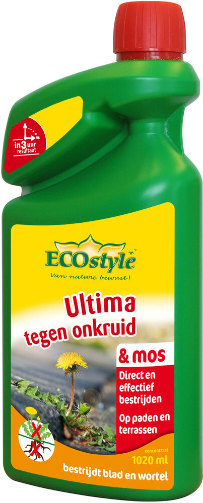 ECOstyle Ultima onkruid & mos concentraat - Onkruid- en mosbestrijder - 1020 Milliliter