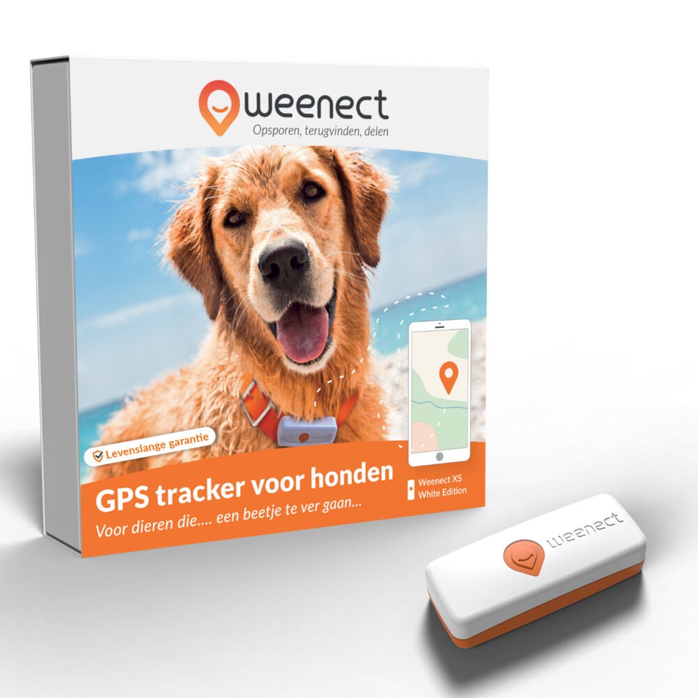 Weenect - GPS tracker Hond - wit - XS Weenect - GPS tracker Hond - wit - XS