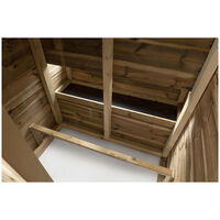 Voldux Toon - Kippenhok met ren - Naturel - Links