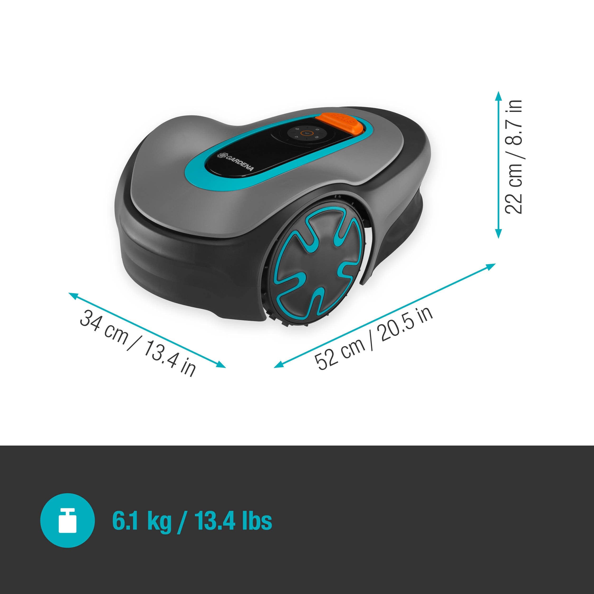 Gardena Smart Sileno Sense 400 - Robotmaaier - 400 m2 - Inclusief accu