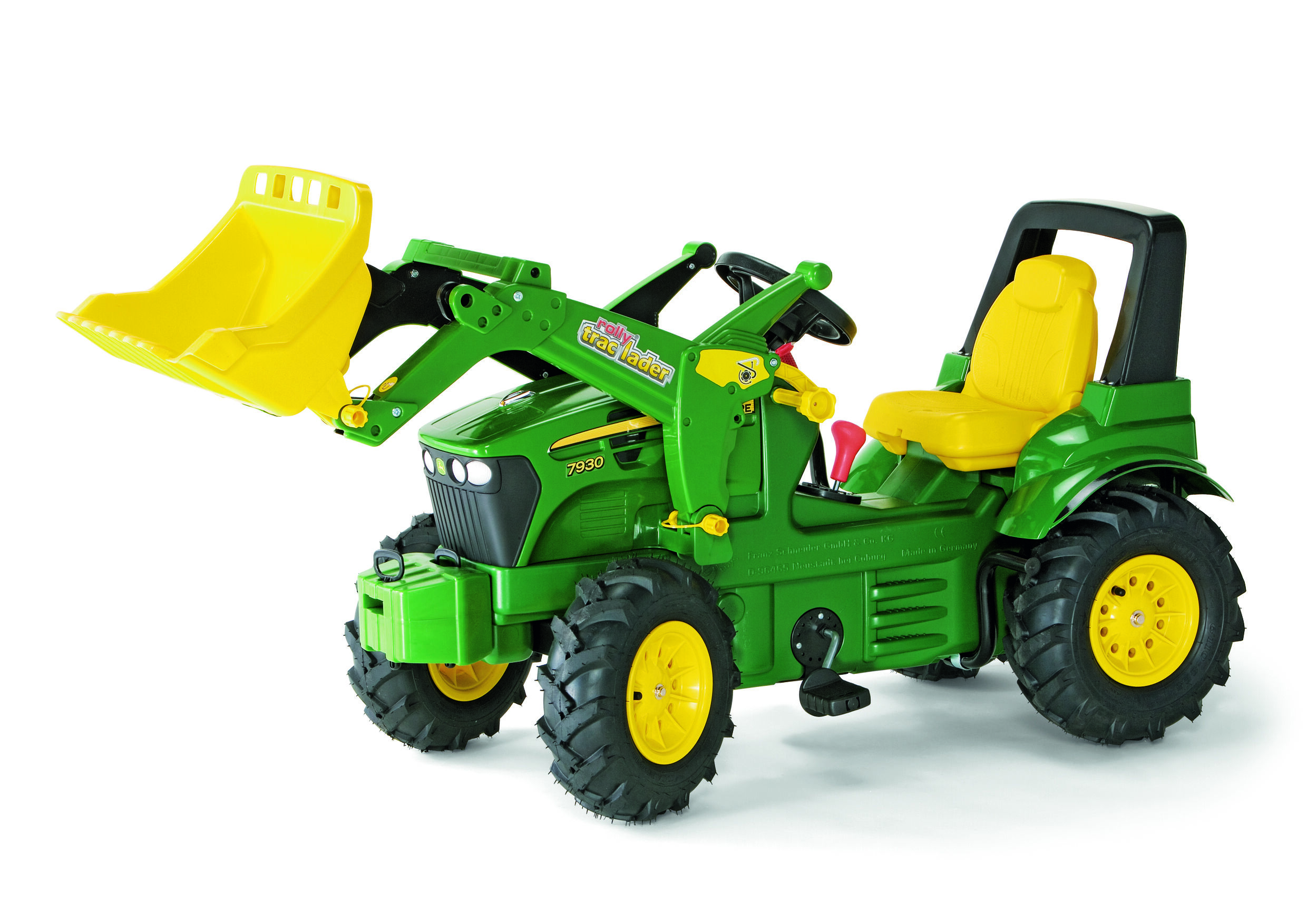 Rolly toys Farmtrac JD 7930 +lucht-banden+versnelling+rem+voorl. - Tractoren