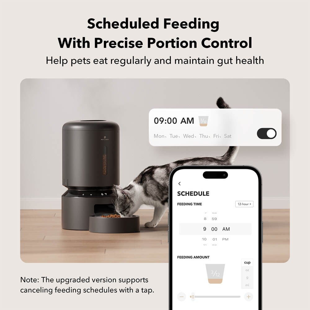 PETLIBRO Granary met wifi - Automatische voerbak - Zwart