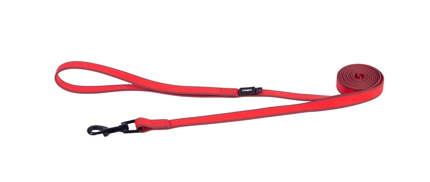 Rogz Beltz Amphibian - Hondenriem - Rood - M - 180 cm Rogz Beltz Amphibian - Hondenriem - Rood - M - 180 cm