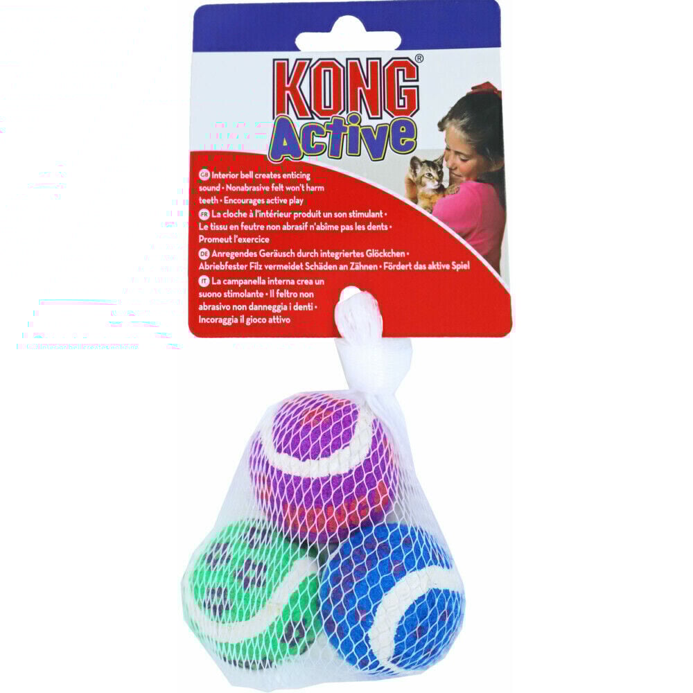 Kong Active Tennisballen - Kattenspeeltje