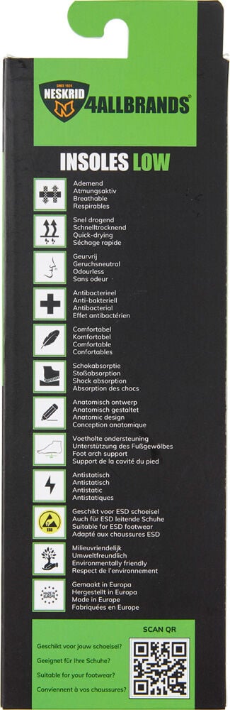 Neskrid Low Safety - Inlegzool - Groen - 42