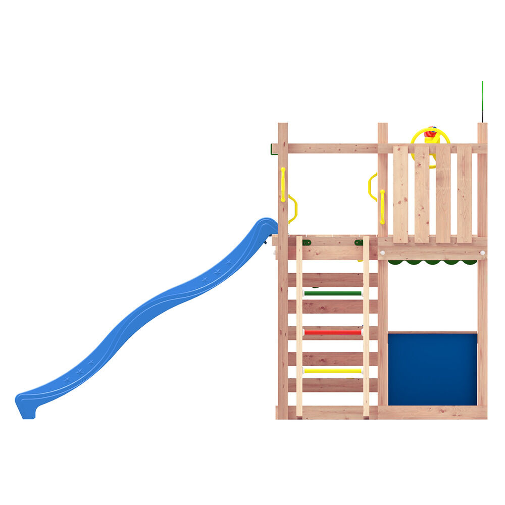 Jungle Gym Odda Douglas - Speeltoestel - Blauw - Douglas hout