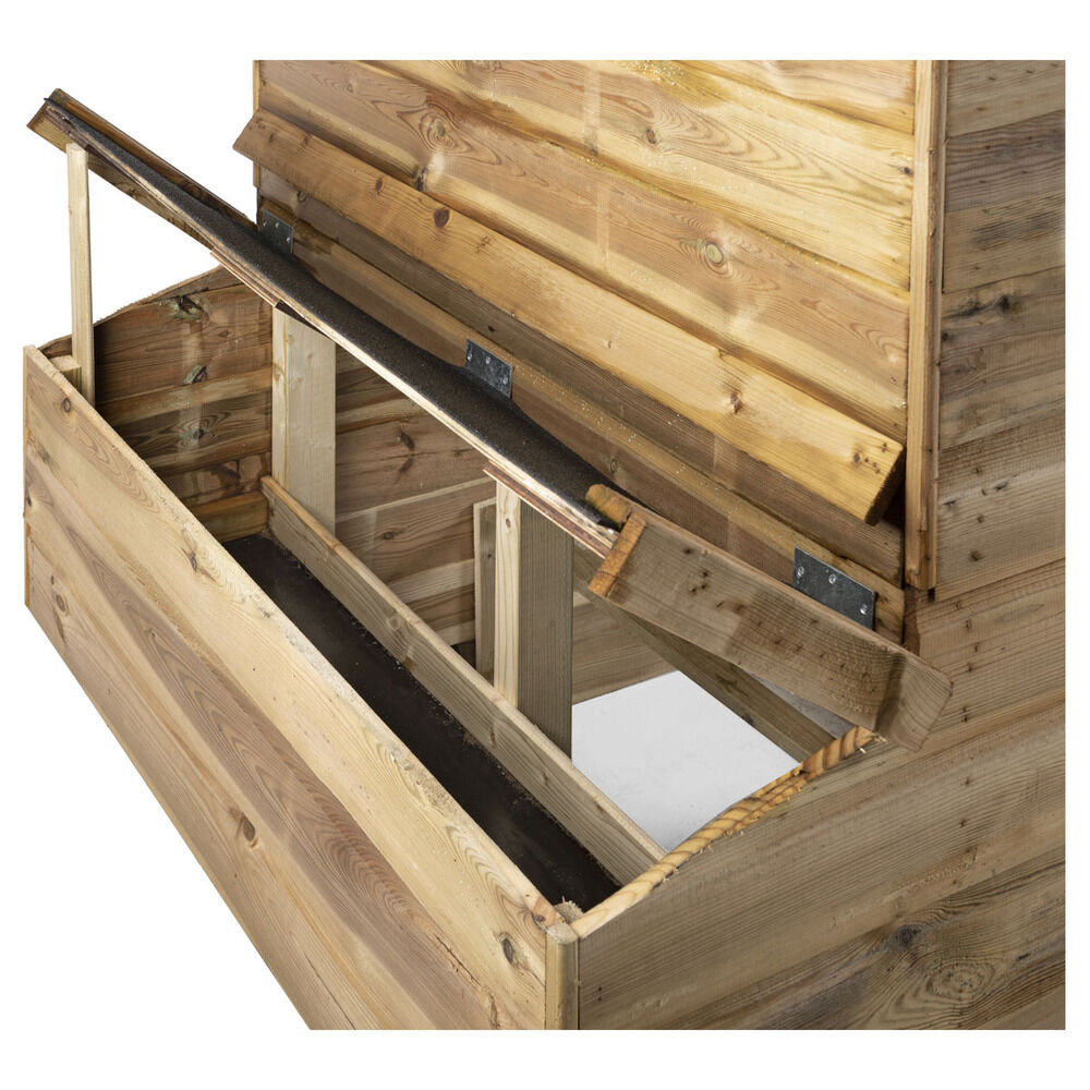 Voldux Toon - Kippenhok met ren - Naturel - Links