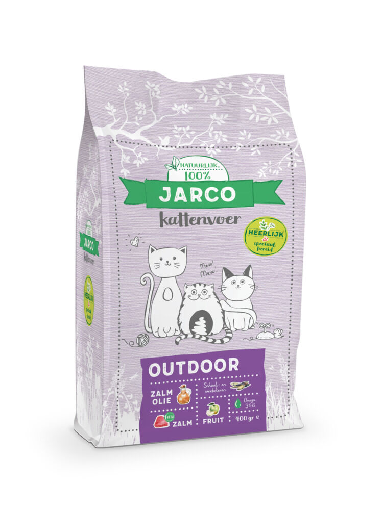 Jarco Outdoor - Kattenvoer - 2 Kilogram - zalm Jarco Outdoor - Kattenvoer - 2 Kilogram - zalm