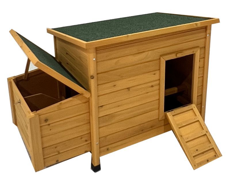 Natura - Kippenhok - Bruin - Links