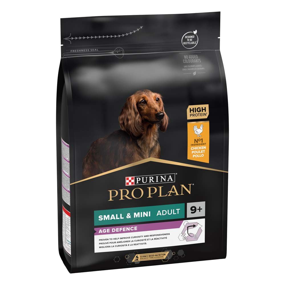 PRO PLAN Age Defence Senior Small/Mini - Hondenvoer - 3 Kilogram - kip