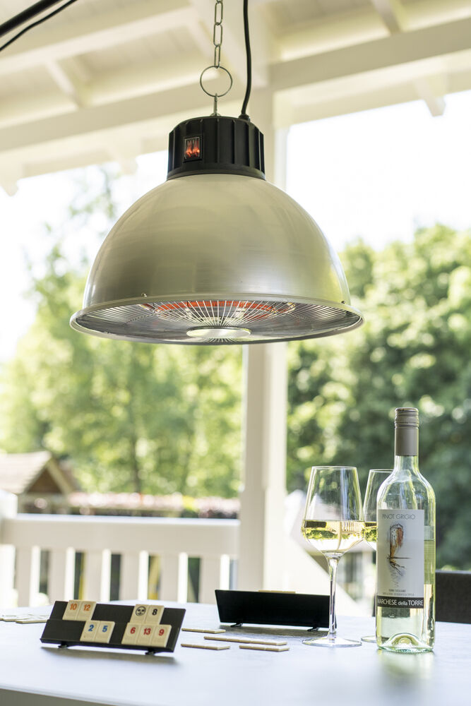 Eurom 1500 industrial - Hangende terrasverwarmer - Grijs - 1500 W