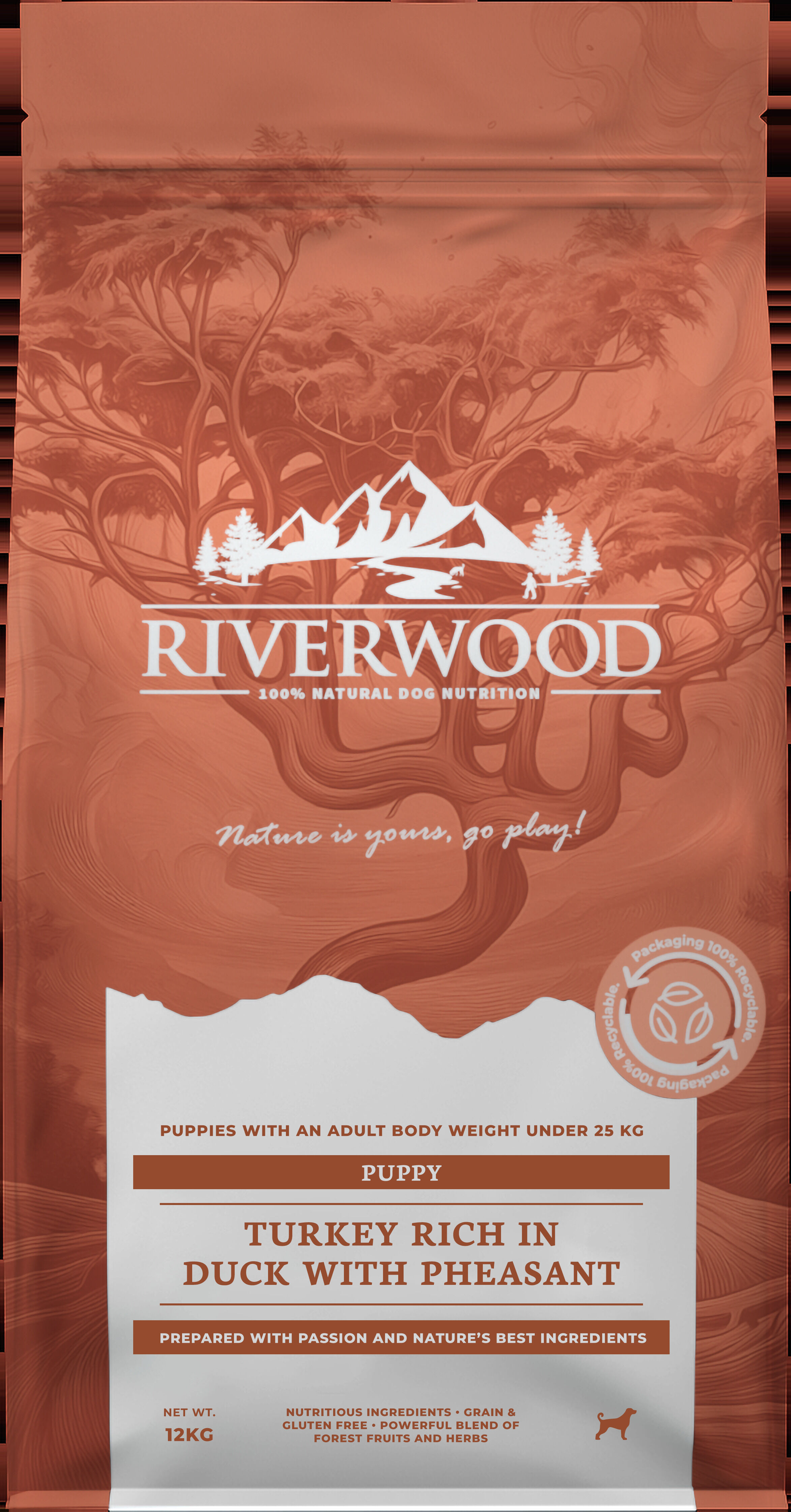 Riverwood Puppy - Hondenvoer - 12 Kilogram