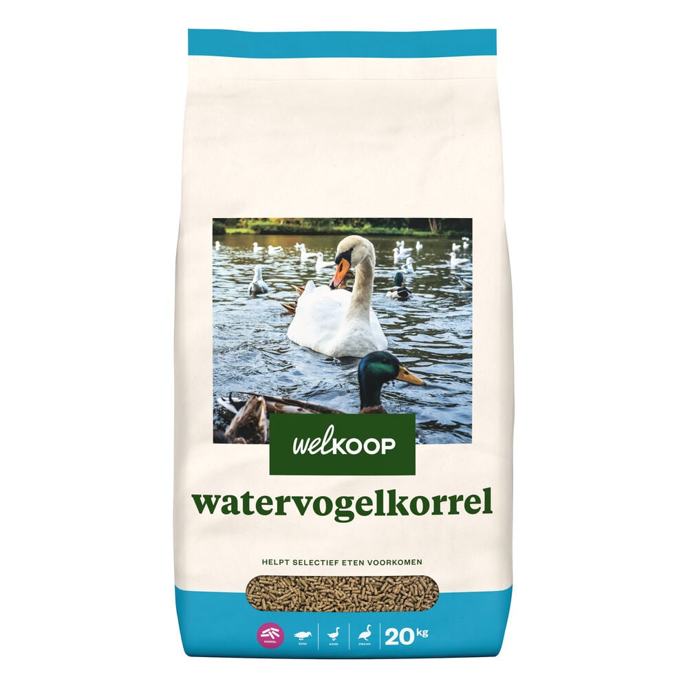 Welkoop Watervogelkorrel - Watervogelvoer - 20 Kilogram