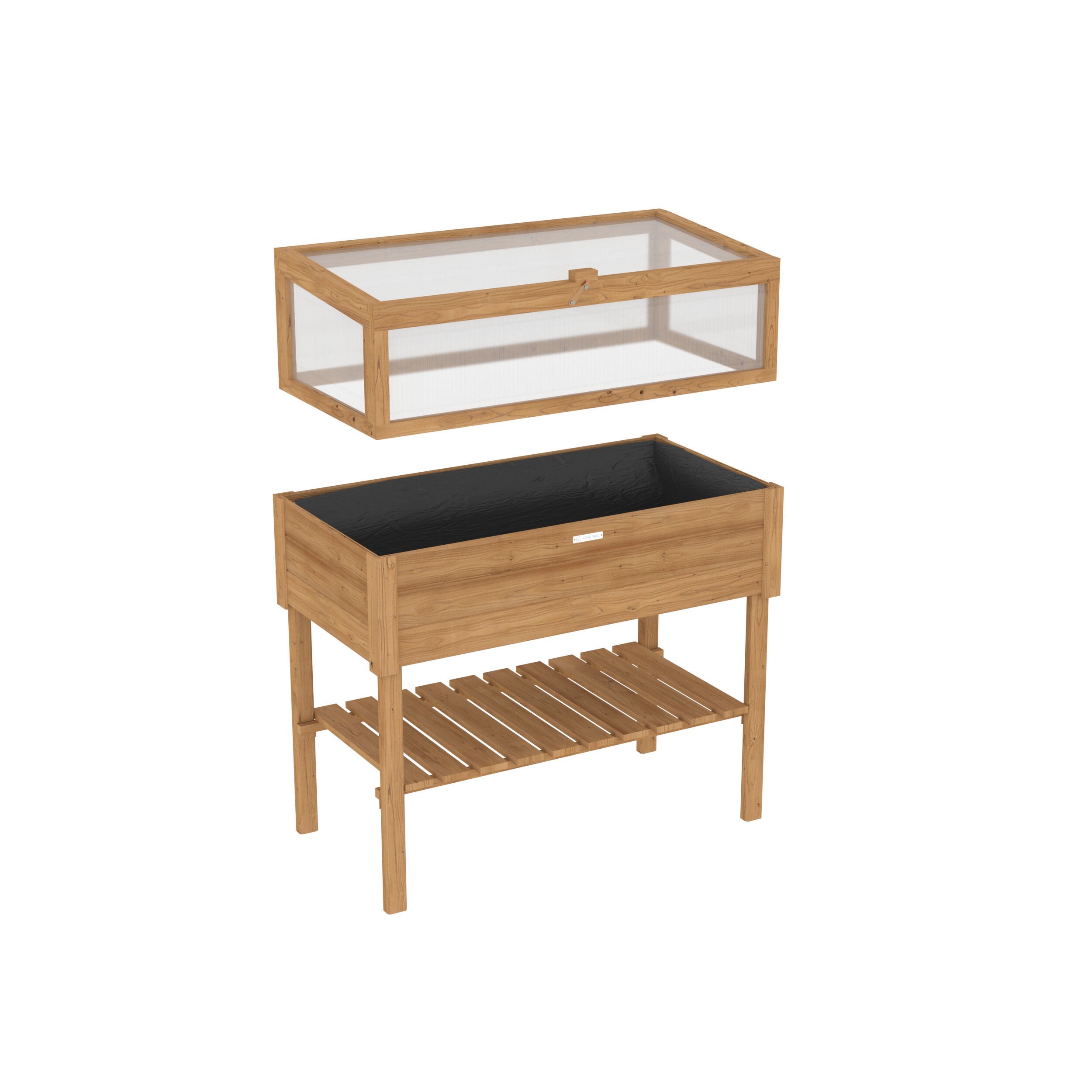 Royal Well Basilicum - Kweektafel - Lichtbruin - 108x50x100 cm