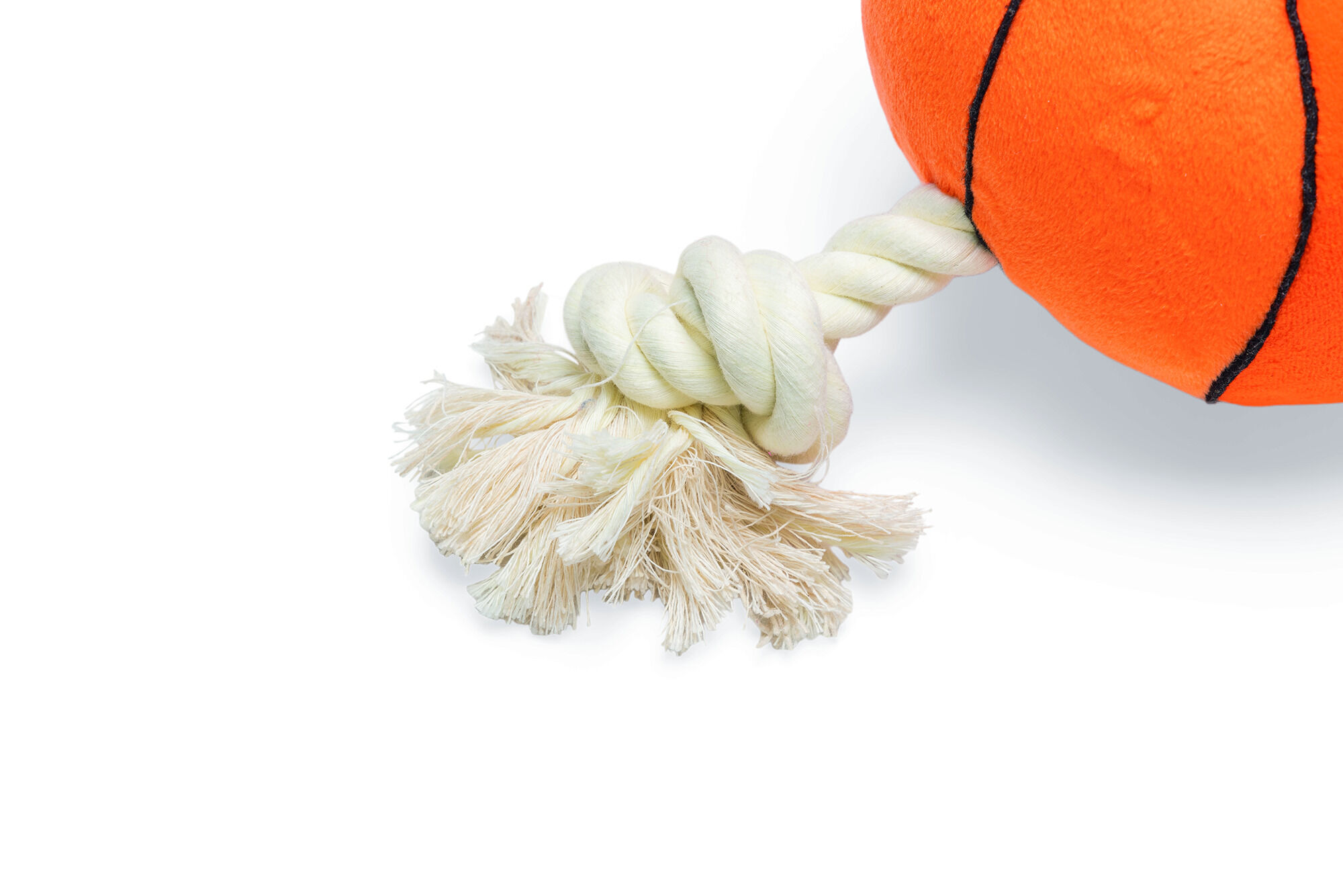 Beeztees Basketbal Pluche - Flostouw - Knuffels - Hondenspeelgoed